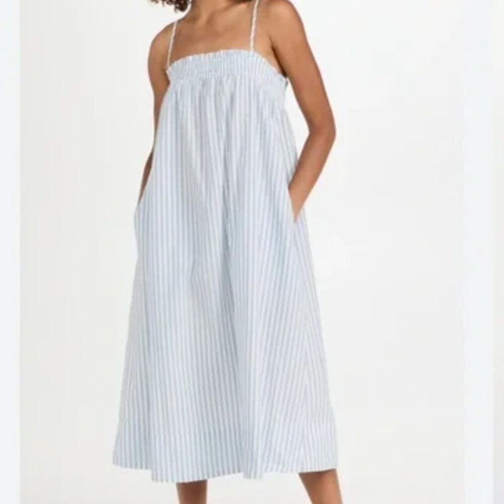 Pistola Farrah Blue Striped Dress | Size S